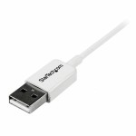 Cablu USB la micro USB Startech USBPAUB2MW Alb Galben (4 Unități)