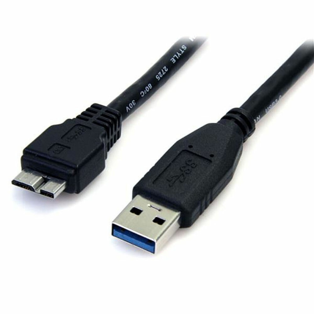 Cablu USB la Micro USB Startech USB3AUB50CMB         Negru