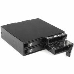 Rack Startech SATSASBP425 Negru Portabil 2,5"
