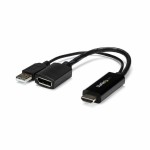 Adaptor DisplayPort la HDMI Startech HD2DP                Negru 4K