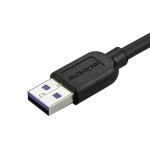 Cablu USB la micro USB Startech USB3AU50CMRS Negru