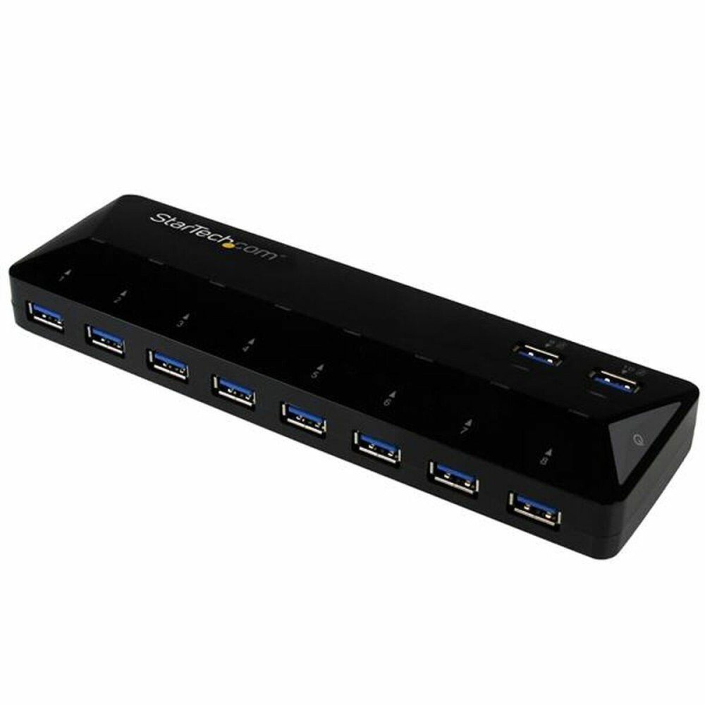 Hub USB Startech ST103008U2C USB 3.0 x 10 Negru