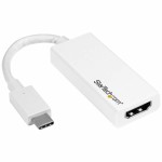 Adaptor USB C la HDMI Startech CDP2HD4K60W          Alb