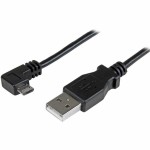 Cablu USB la Micro USB Startech USBAUB50CMRA         Negru