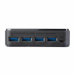 Hub USB Startech HBS304A24A           Negru 5 Gbit/s
