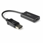 Adaptor DisplayPort la HDMI Startech DP2HD4K60H           Negru
