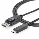 Adaptor USB C la DisplayPort Startech CDP2DP146B 1,8 m Negru