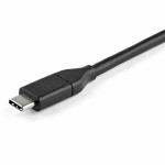 Adaptor USB C la DisplayPort Startech CDP2DP1MBD           Negru 1 m