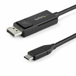 Adaptor USB C la DisplayPort Startech CDP2DP2MBD           Negru