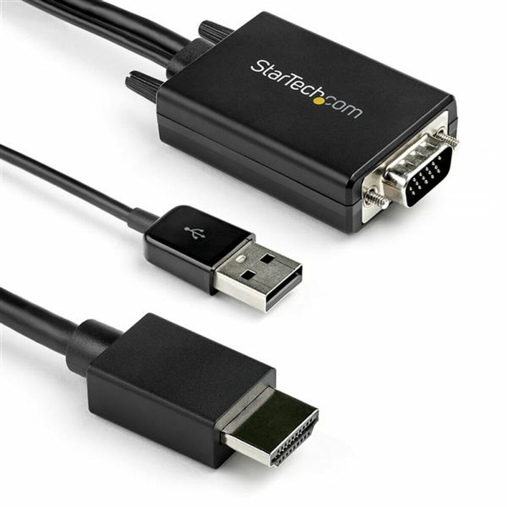 Adaptor HDMI la VGA Startech VGA2HDMM2M           (2 m) Negru