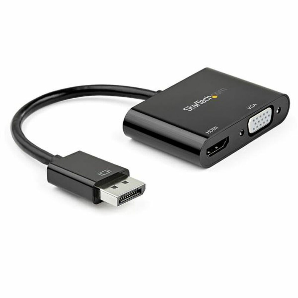 Adaptor Display Port la HDMI/VGA Startech DP2VGAHD20           4K Ultra HD Negru