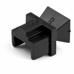 Rezistent la praf Startech RJ45COVER Negru 100 Unități RJ45