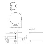 Placă de fixare Vogel's PFA 9145