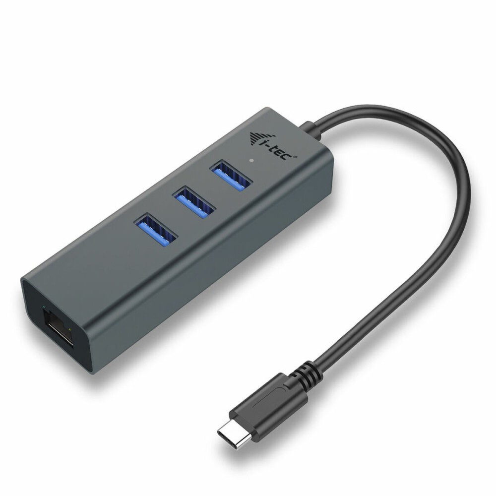Hub USB C i-Tec C31METALG3HUB Gri 60 W