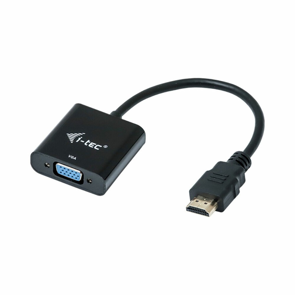 Adaptor HDMI la VGA i-Tec HDMI2VGAADA Negru 15 cm