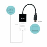 Adaptor HDMI la VGA i-Tec HDMI2VGAADA Negru 15 cm