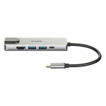 Hub USB C D-Link DUB-M520 Negru 60 W