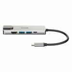 Hub USB C D-Link DUB-M520 Negru 60 W