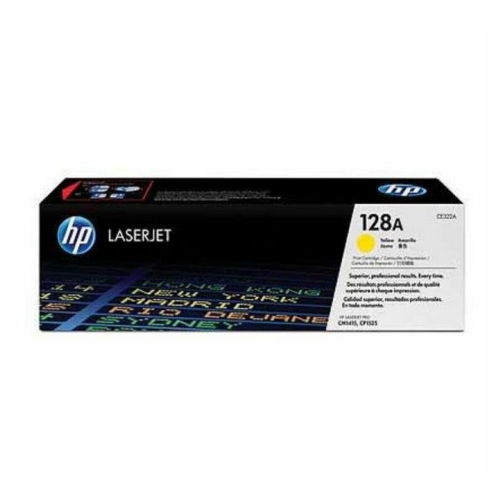 Toner Original Hewlett Packard CE322A Galben (1 Unități)