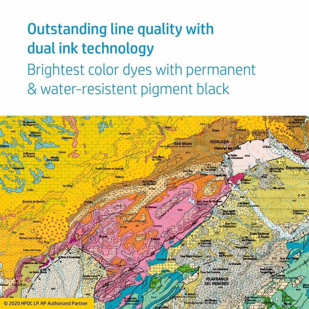 Cartuș cu Cerneală Originală HP CZ136A Galben