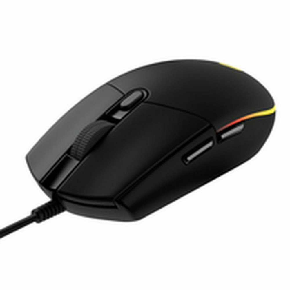 Mouse Logitech G203 LIGHTSYNC Negru Verde 8000 dpi