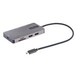 Hub USB Startech 120B-USBC-MULTIPORT Gri 15 W