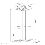 Suport pentru Tabletă Neomounts FL15-750WH1 Alb