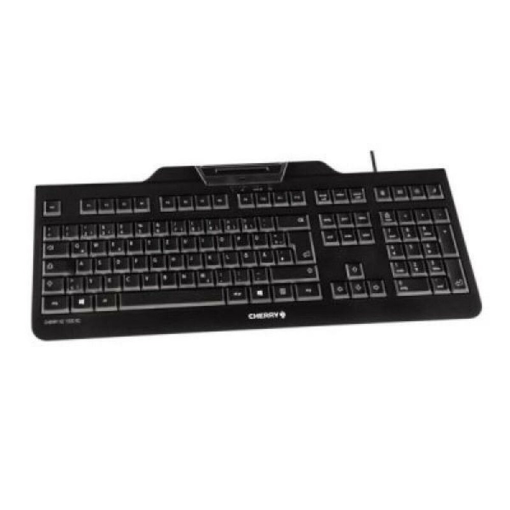 Tastatură cu Cititor Cherry KC 1000 SC Negru QWERTY