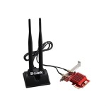 Router D-Link DWA-X582 Negru Wi-Fi Bluetooth 5.0 Wi-Fi 6 GHz PCI Express 3000 Mbps