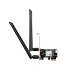 Router D-Link DWA-X582 Negru Wi-Fi Bluetooth 5.0 Wi-Fi 6 GHz PCI Express 3000 Mbps