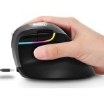 Mouse Fără Fir Urban Factory ERGO PRO 4000 dpi Negru