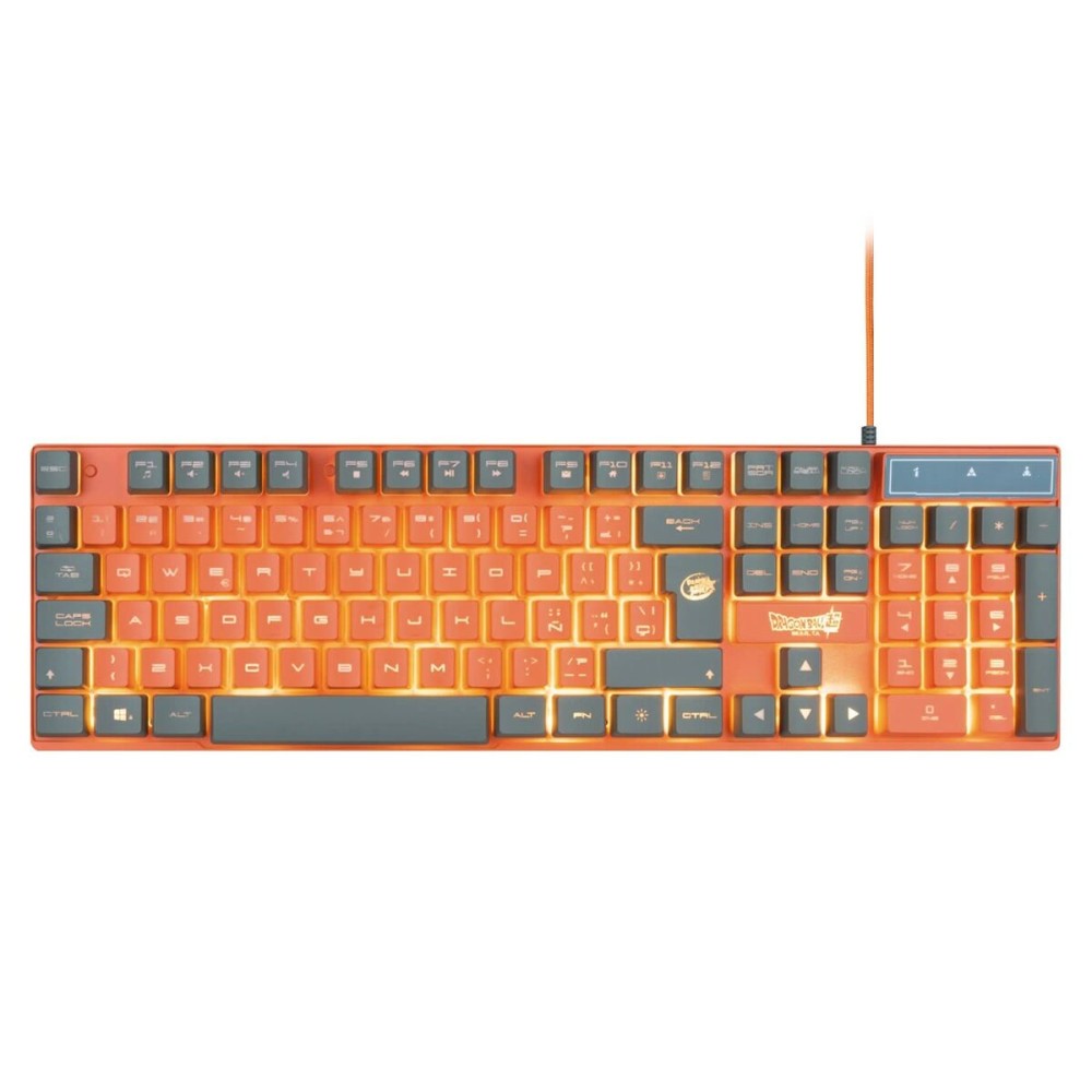 Tastatură și Mouse FR-TEC Dragon Ball Qwerty Spaniolă Portocaliu