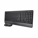 Tastatură și Mouse Trust Trezo Negru Qwerty Spaniolă Spaniolă QZERTY