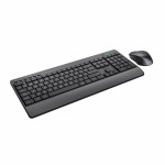 Tastatură și Mouse Trust Trezo Negru Qwerty Spaniolă Spaniolă QZERTY