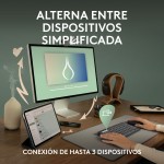 Tastatură Fără Fir Logitech K380s Roz Qwerty Spaniolă