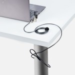 Cablu USB Startech UNIVK-LAPTOP-LOCK Negru/Gri 2 m