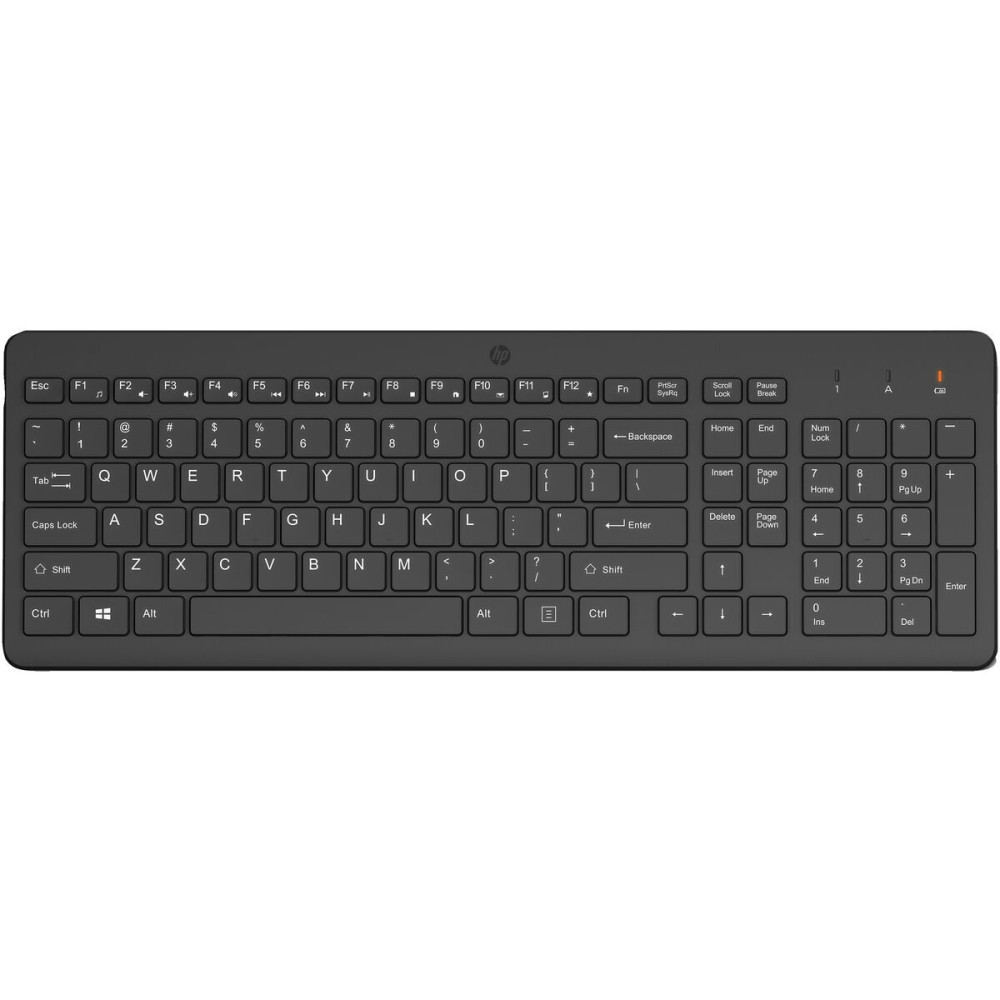 Tastatură Fără Fir HP 225 Negru Qwerty Spaniolă QWERTY