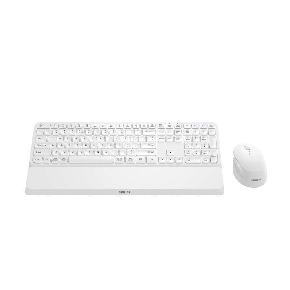 Mouse și Tastatură Philips SPT6607W/16 Alb QWERTY