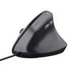 Mouse Ergonomic Optic Trust 25144 Negru 2400 dpi