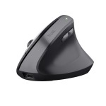 Mouse Ergonomic Optic Trust Bayo II Negru 2400 dpi