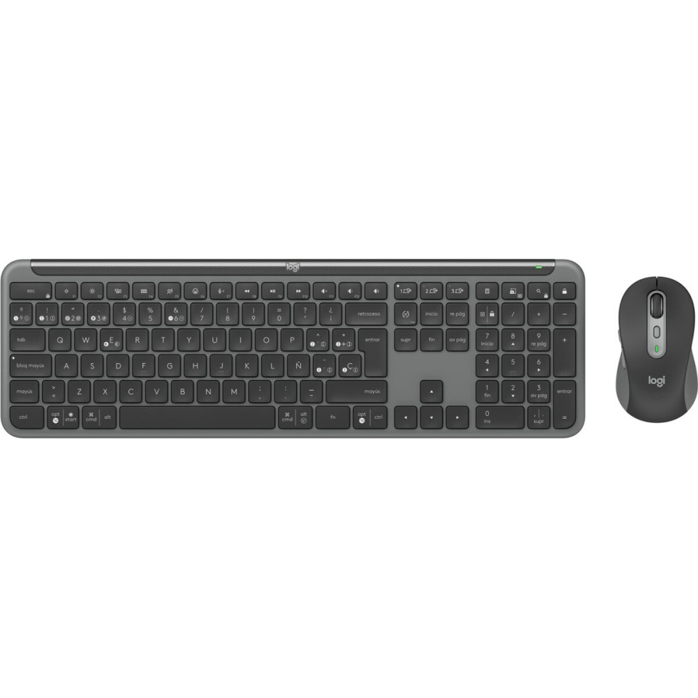 Tastatură și Mouse Logitech MK950 Grafit Qwerty Spaniolă