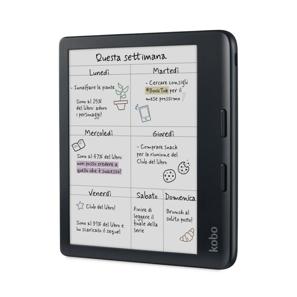 eBook Rakuten N428-KU-BK-K-CK Negru 32 GB 7"