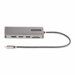 Hub USB Startech 154B-USBC-MULTIPORT Gri 100 W