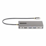 Hub USB Startech 154B-USBC-MULTIPORT Gri 100 W