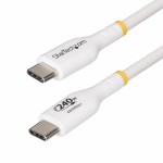 Cablu USB Startech USB2EPR2MW Alb 2 m