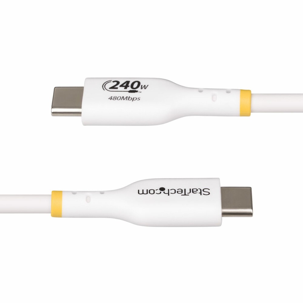 Cablu USB Startech USB2EPR1MW Alb 1 m