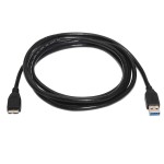 Cablu USB Aisens A105-0043 Negru 1 m