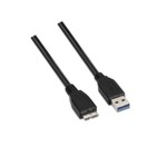 Cablu USB Aisens A105-0043 Negru 1 m