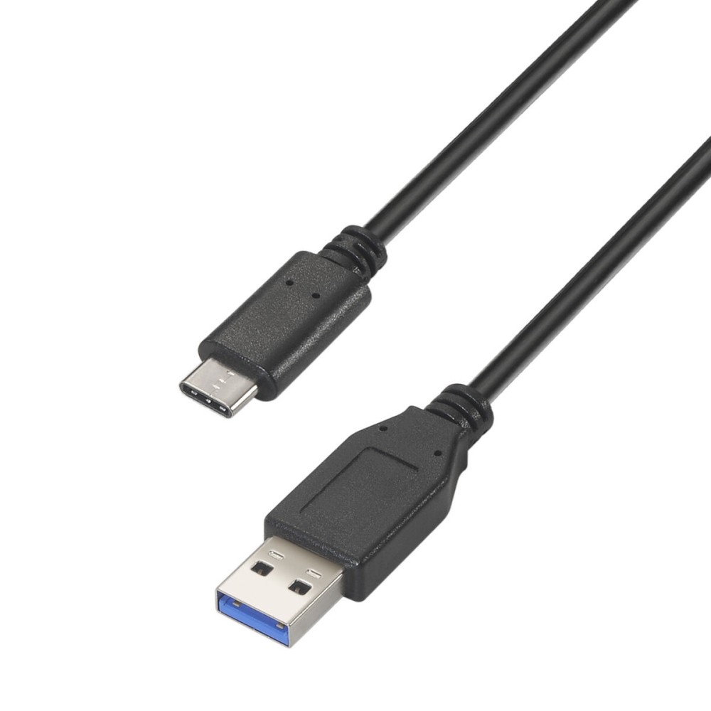 Cablu USB A la USB-C Aisens A107-0450 Negru 1,5 m