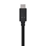 Cablu USB A la USB-C Aisens A107-0450 Negru 1,5 m